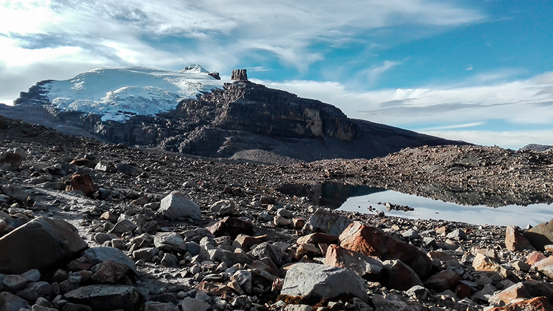 Ecoturismo paisaje de los nevados